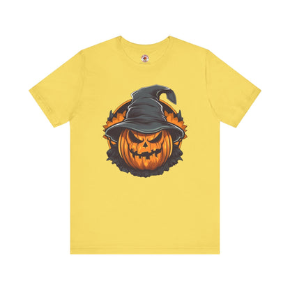 Scary Witch Pumpkin Halloween T-Shirt The Devil's Pickle