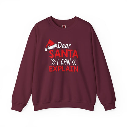 Dear Santa I Can Explain Crewneck Sweatshirt The Devil's Pickle