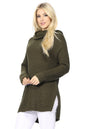 Turtleneck Oversized Waffle Knit Tunic Sweater Shop Style & More | Fresh Looks, Everyday Deals & Free Shipping