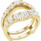 14K Yellow 1 1/2 CTW Lab-Grown Diamond Ring Guard Ethereal Legacy Boutiques