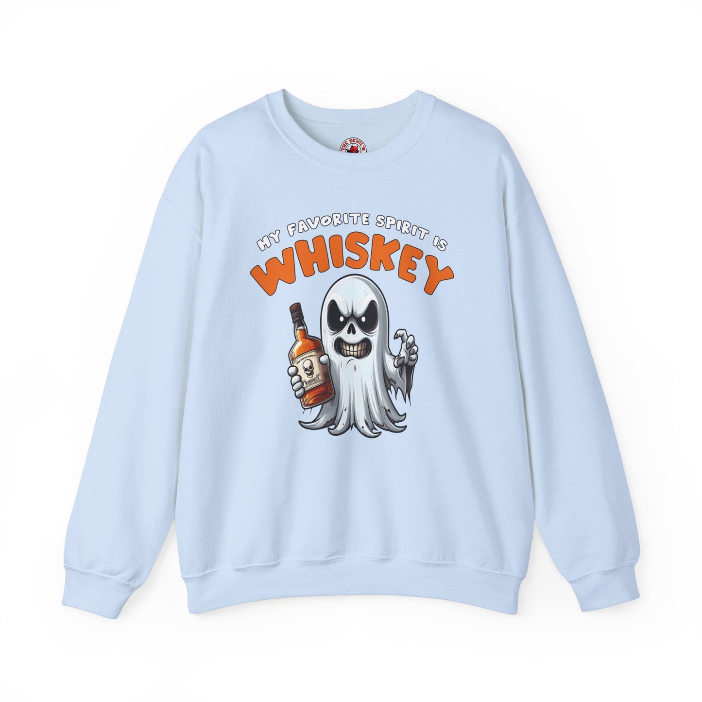 My Favorite Spirit Is Whiskey Crewneck Sweatshirt The Devil's Pickle