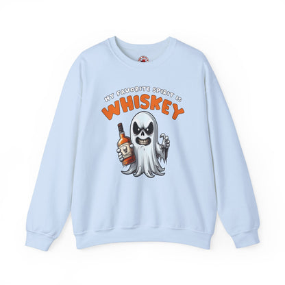 My Favorite Spirit Is Whiskey Crewneck Sweatshirt The Devil's Pickle