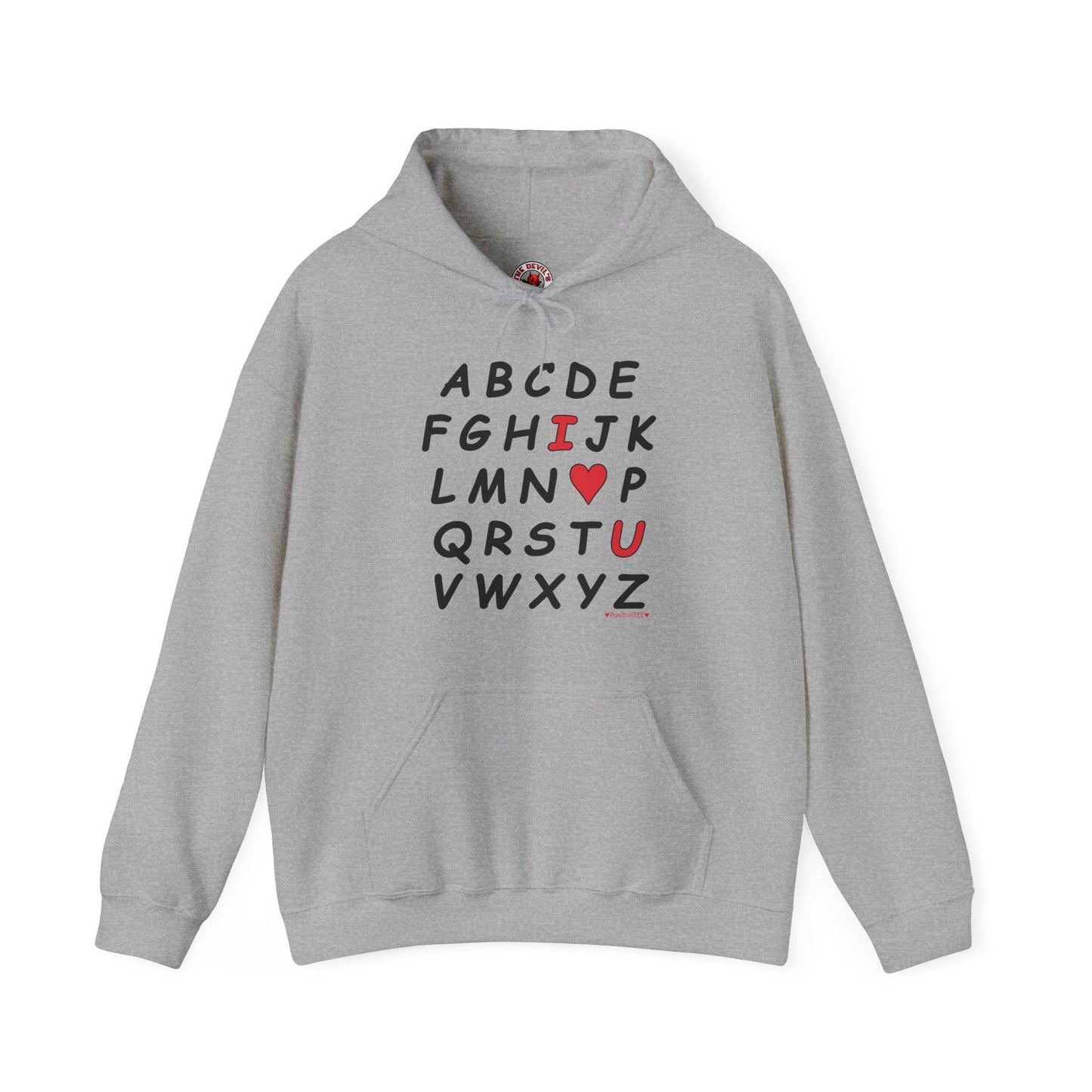 ABC I Love You Hooded Sweatshirt The Devil's Pickle