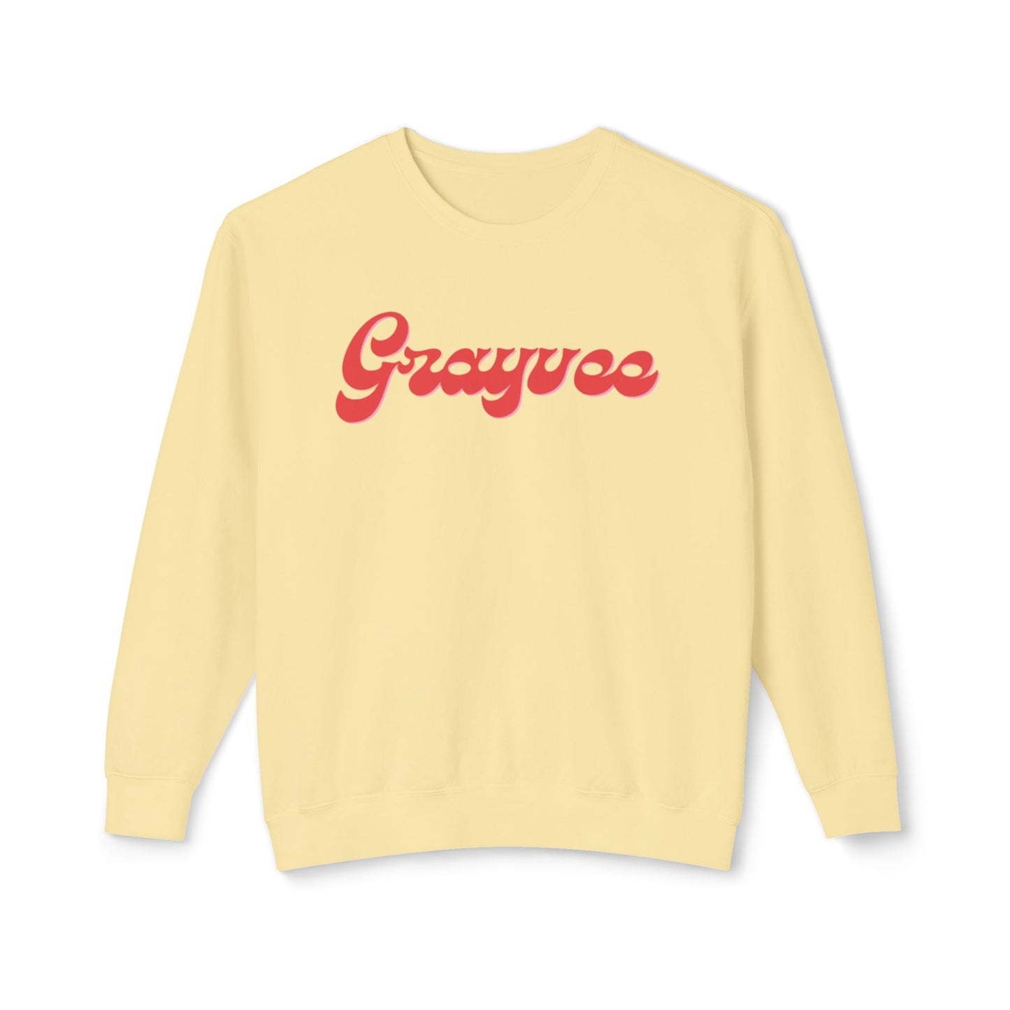 Unisex Lightweight Crewneck Sweatshirt "Grayvee" Grayceful LLC