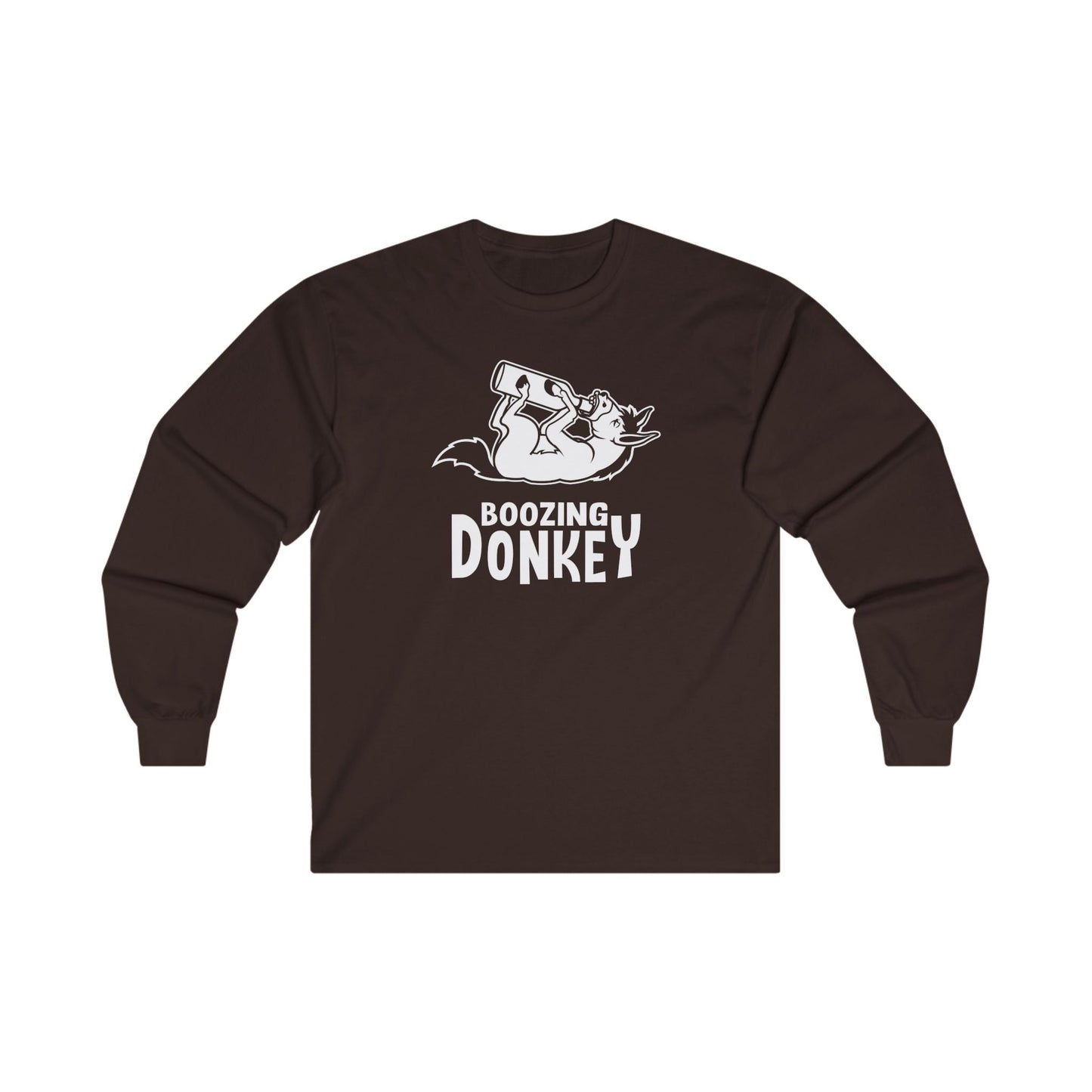 Boozing Donkey Long Sleeve Tee The Devil's Pickle