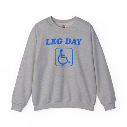 Leg Day Handicap Crewneck Sweatshirt The Devil's Pickle