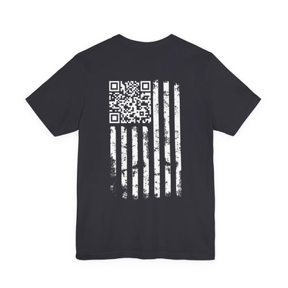 American Flag QR Code T-Shirt The Devil's Pickle