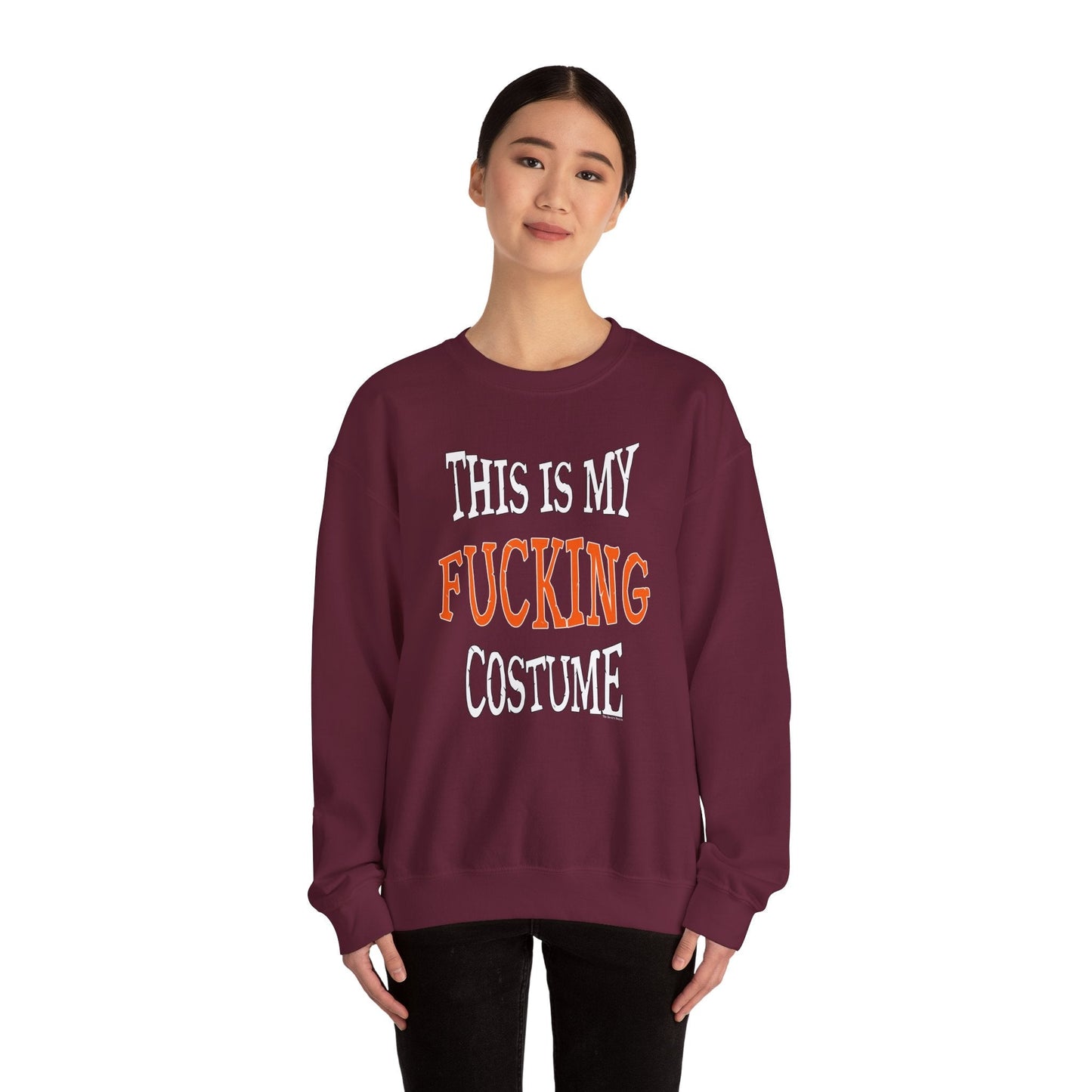 This Is My Fucking Costume Crewneck Sweatshirt The Devil's Pickle