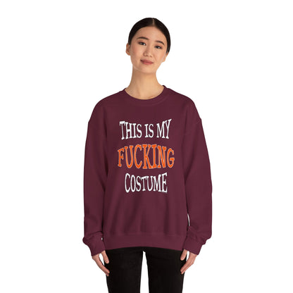 This Is My Fucking Costume Crewneck Sweatshirt The Devil's Pickle