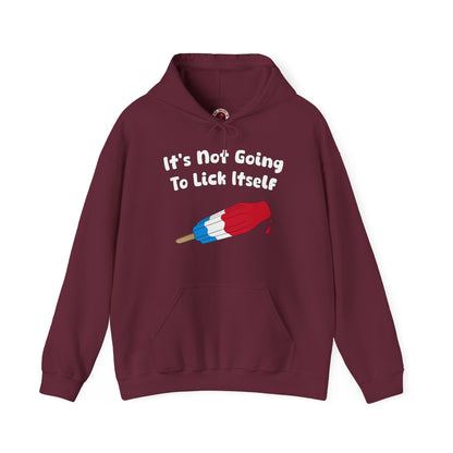 It's Not Going To Lick Itself Hooded Sweatshirt The Devil's Pickle