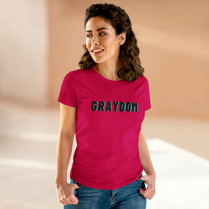Graydom Women's Midweight Cotton Tee Graydom Grayceful LLC