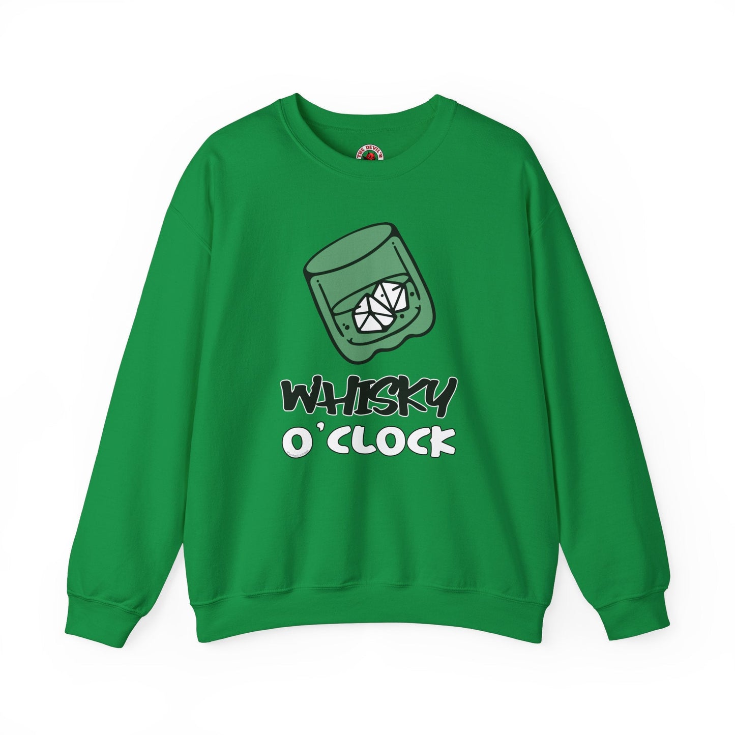 Whiskey O'clock Crewneck Sweatshirt The Devil's Pickle