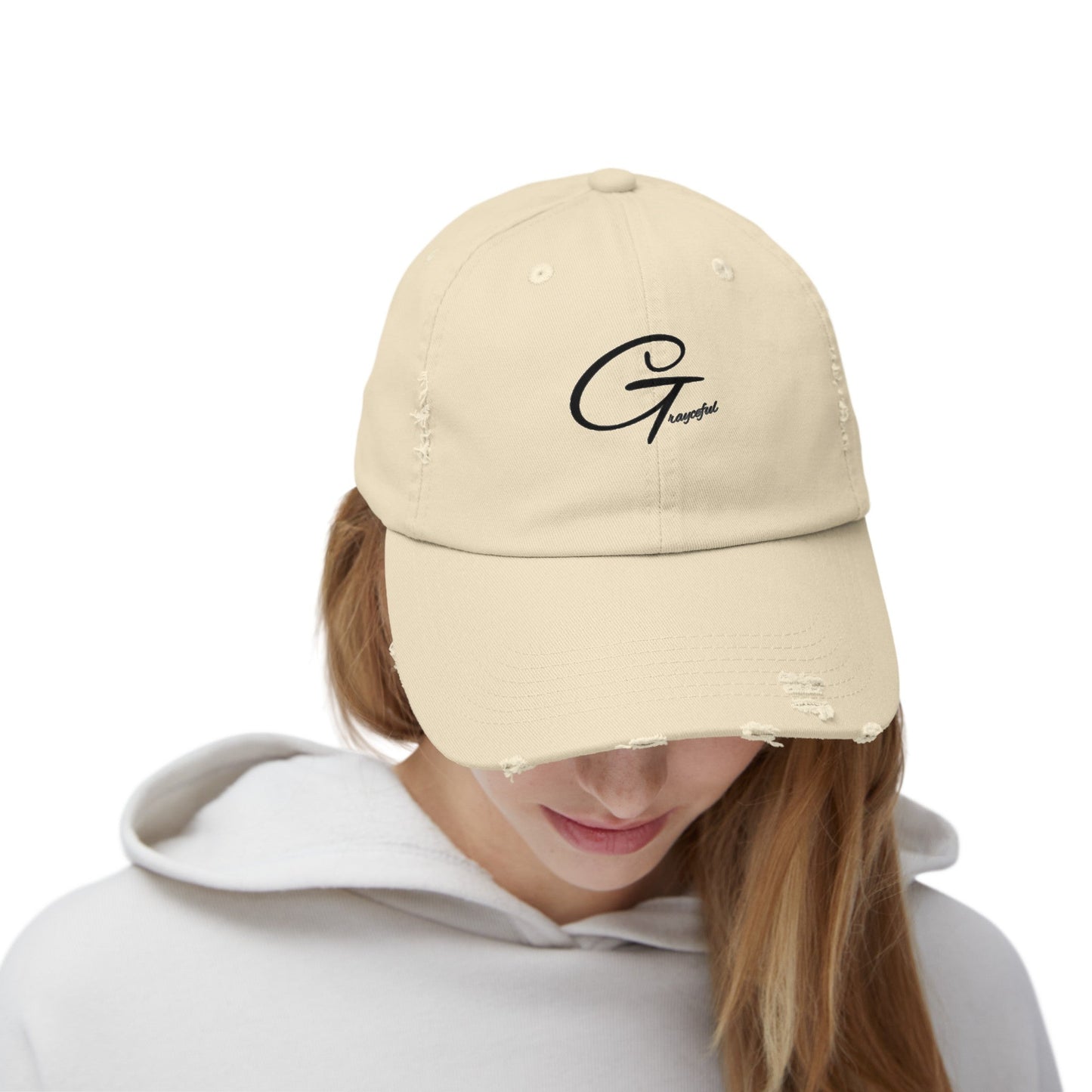 Grayceful Distressed Cap Grayceful LLC
