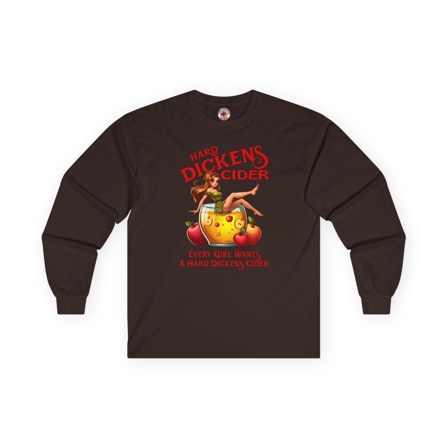 Hard Dickens Cider Long Sleeve Tee The Devil's Pickle