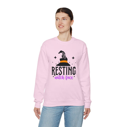 Resting Witch Face Crewneck Sweatshirt The Devil's Pickle