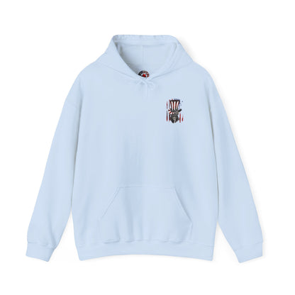 Patriotic Skull Hooded Sweatshirt The Devil's Pickle