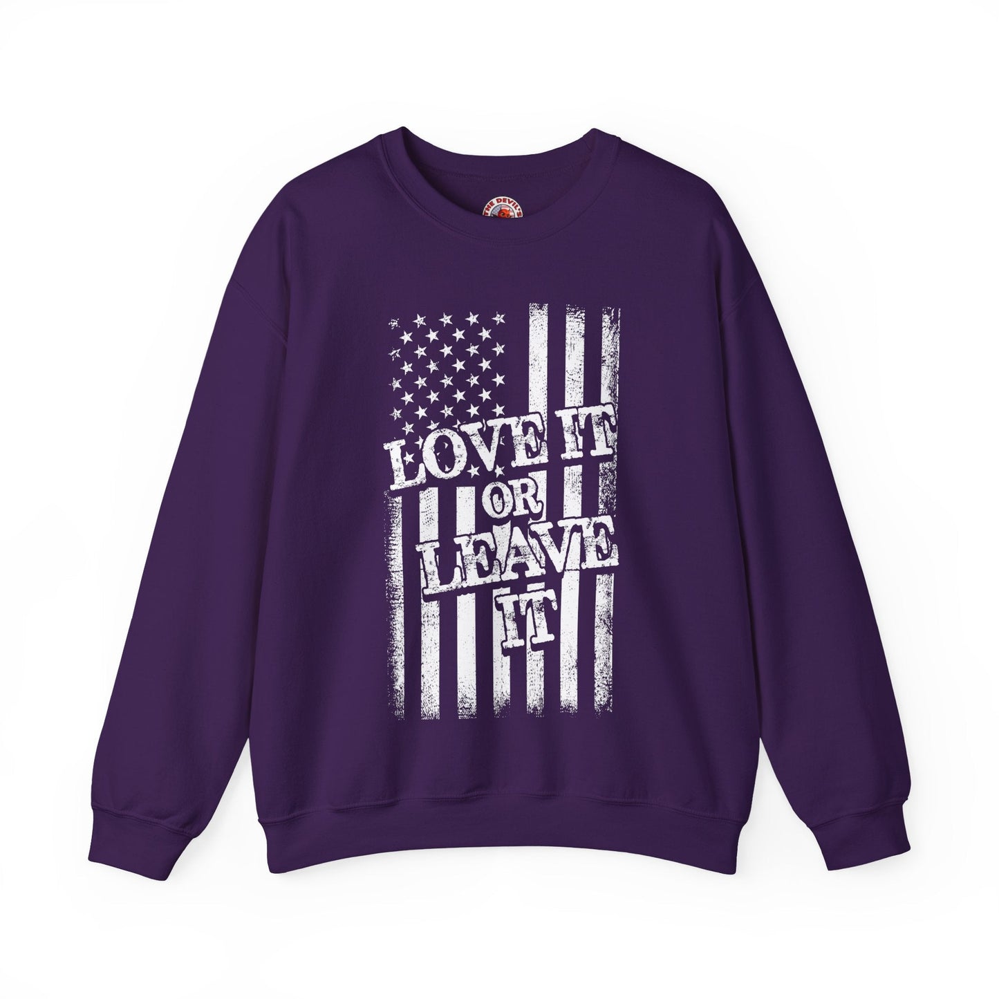 Love It Or Leave It Crewneck Sweatshirt The Devil's Pickle
