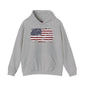 Vintage Style American Flag Hooded Sweatshirt The Devil's Pickle