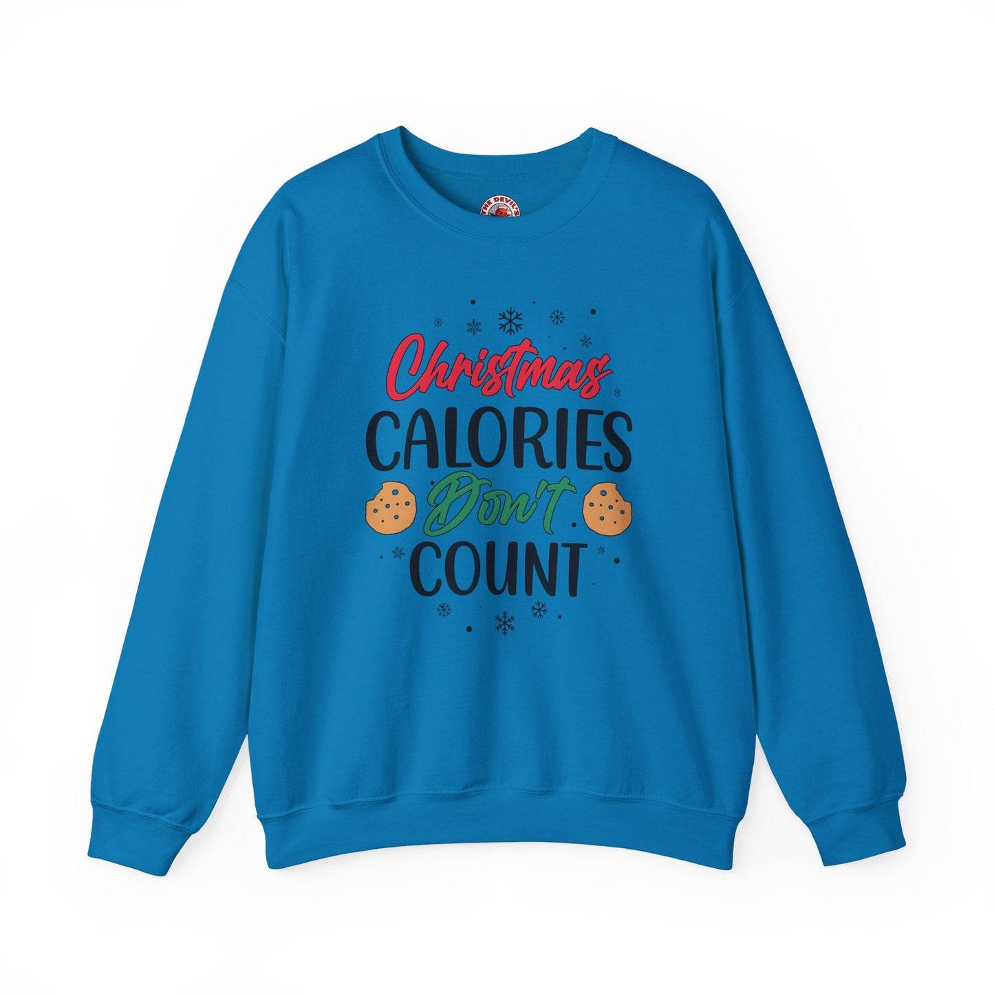 Christmas Calories Don't Count Crewneck Sweatshirt The Devil's Pickle