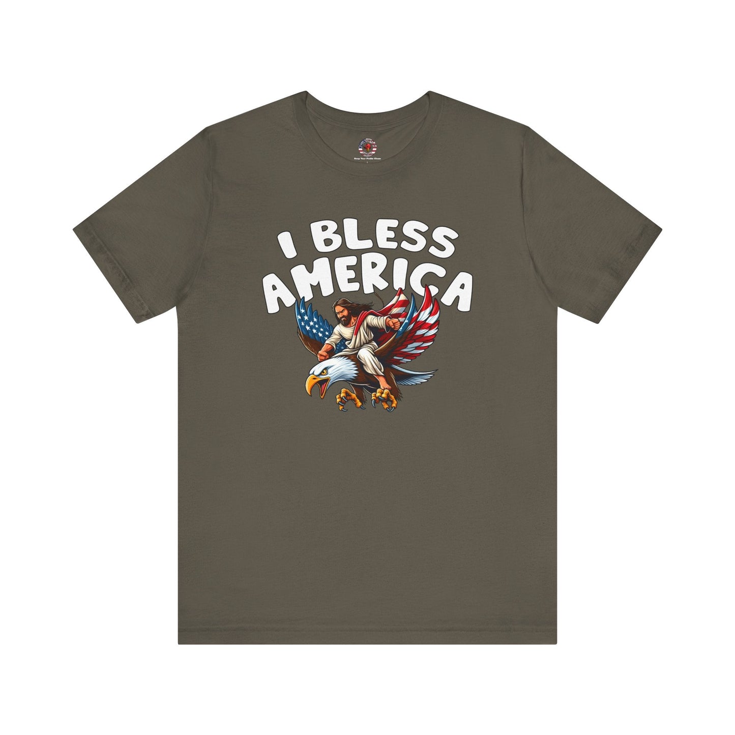 I Bless America T-Shirt The Devil's Pickle