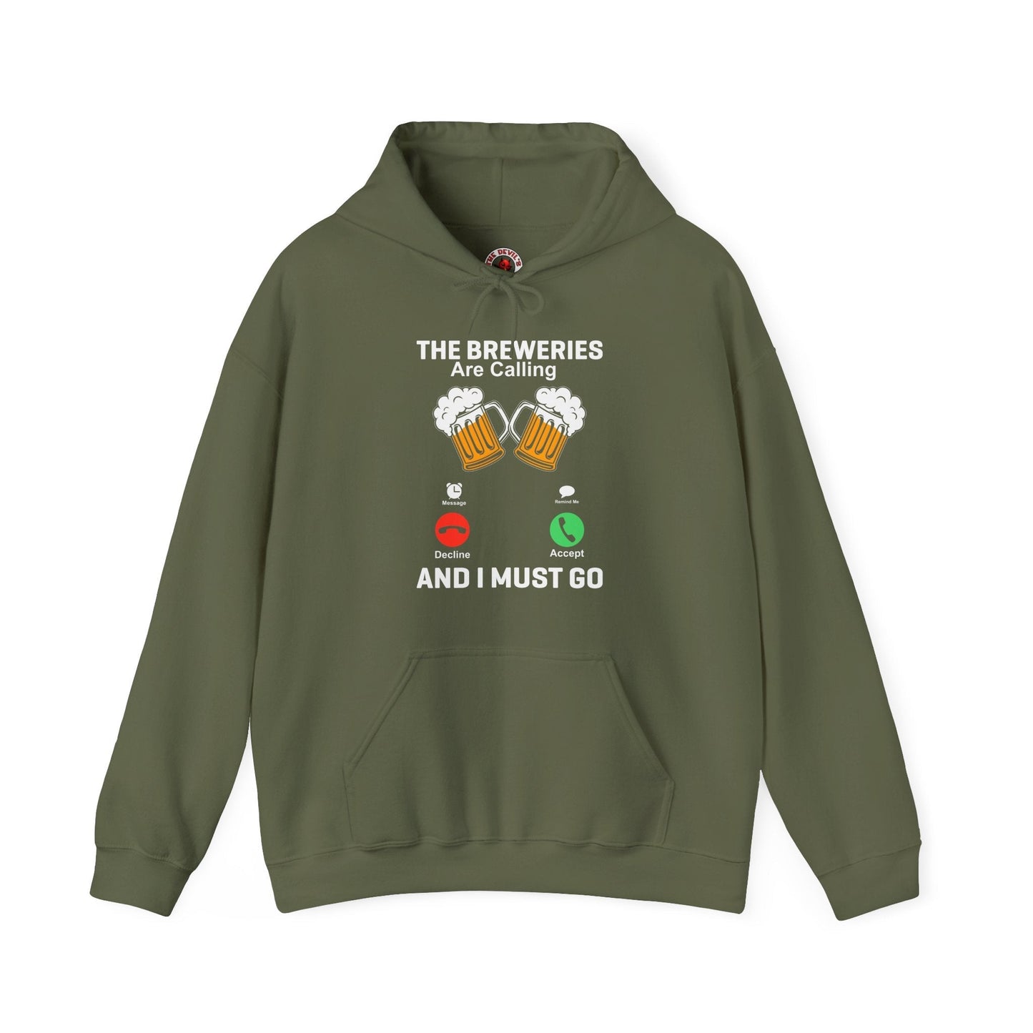 The Breweries Are Calling Hooded Sweatshirt The Devil's Pickle