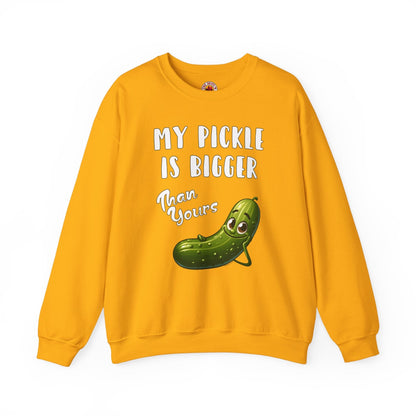 My Pickle Is Bigger Than Yours Crewneck Sweatshirt The Devil's Pickle