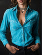 Women's Artistic Lapel Shirt – Slim Fit Vintage Style FitiqueFit