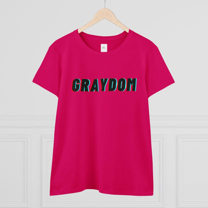 Graydom Women's Midweight Cotton Tee Graydom Grayceful LLC