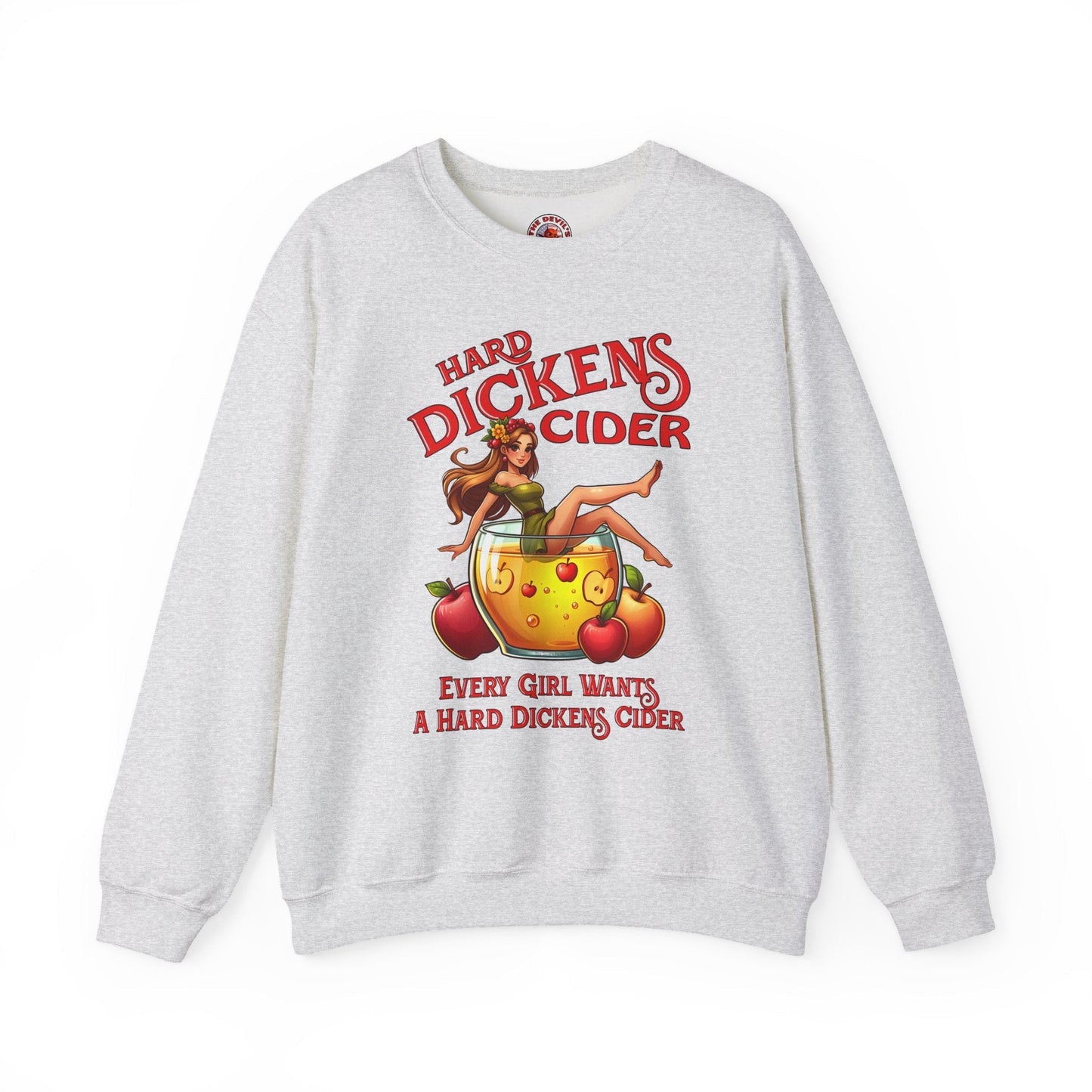 Hard Dickens Cider Crewneck Sweatshirt The Devil's Pickle