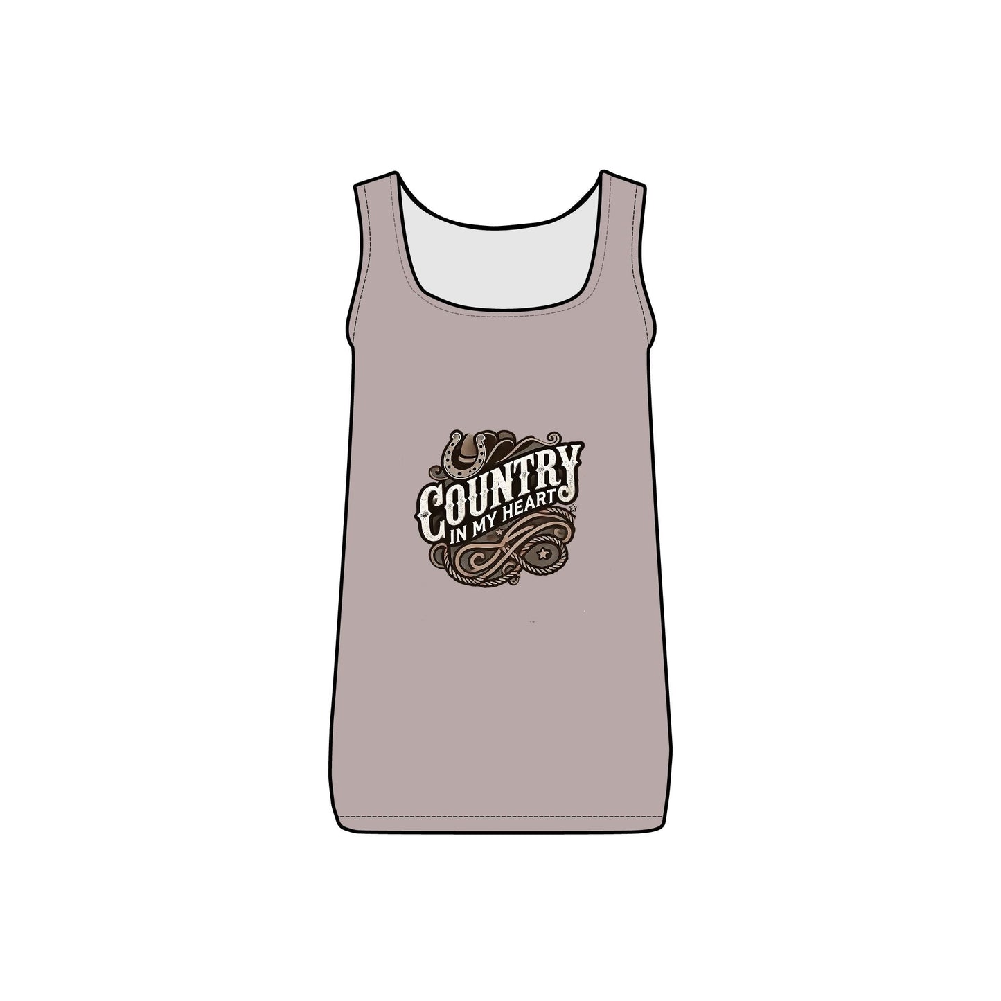 Country in My Heart Women's Tank Top Country in My Heart
