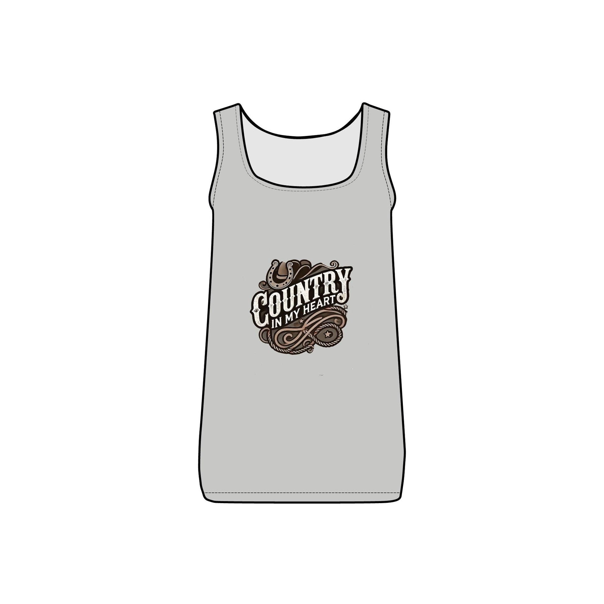 Country in My Heart Women's Tank Top Country in My Heart