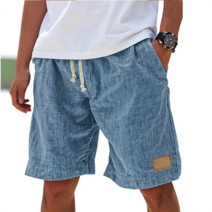 Men's Retro Breathable Linen Loose Holiday Shorts SnagBag