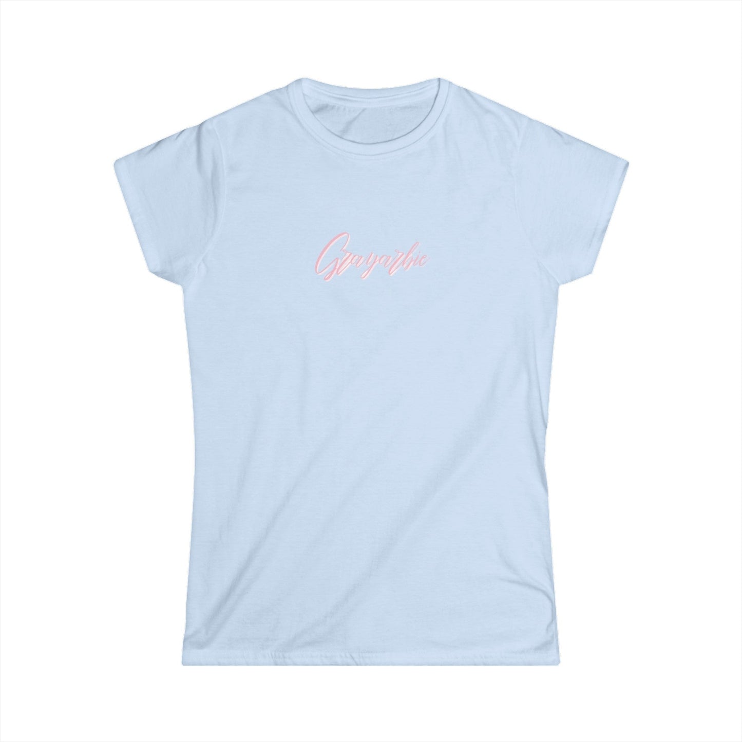 Women's Softstyle Tee "Grayarbie" Grayceful LLC