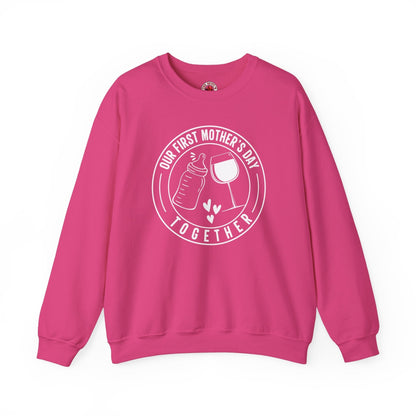 Our First Mothers Day Together Crewneck Sweatshirt The Devil's Pickle