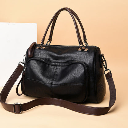 Women's Versatile Charming Fashion Retro Big Shoulder Bags Rirati