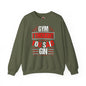 Gym? I thought You Said Gin Crewneck Sweatshirt The Devil's Pickle