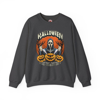 Screamer Killer Ghost Halloween Crewneck Sweatshirt The Devil's Pickle