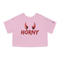 Horny Cropped T-Shirt The Devil's Pickle