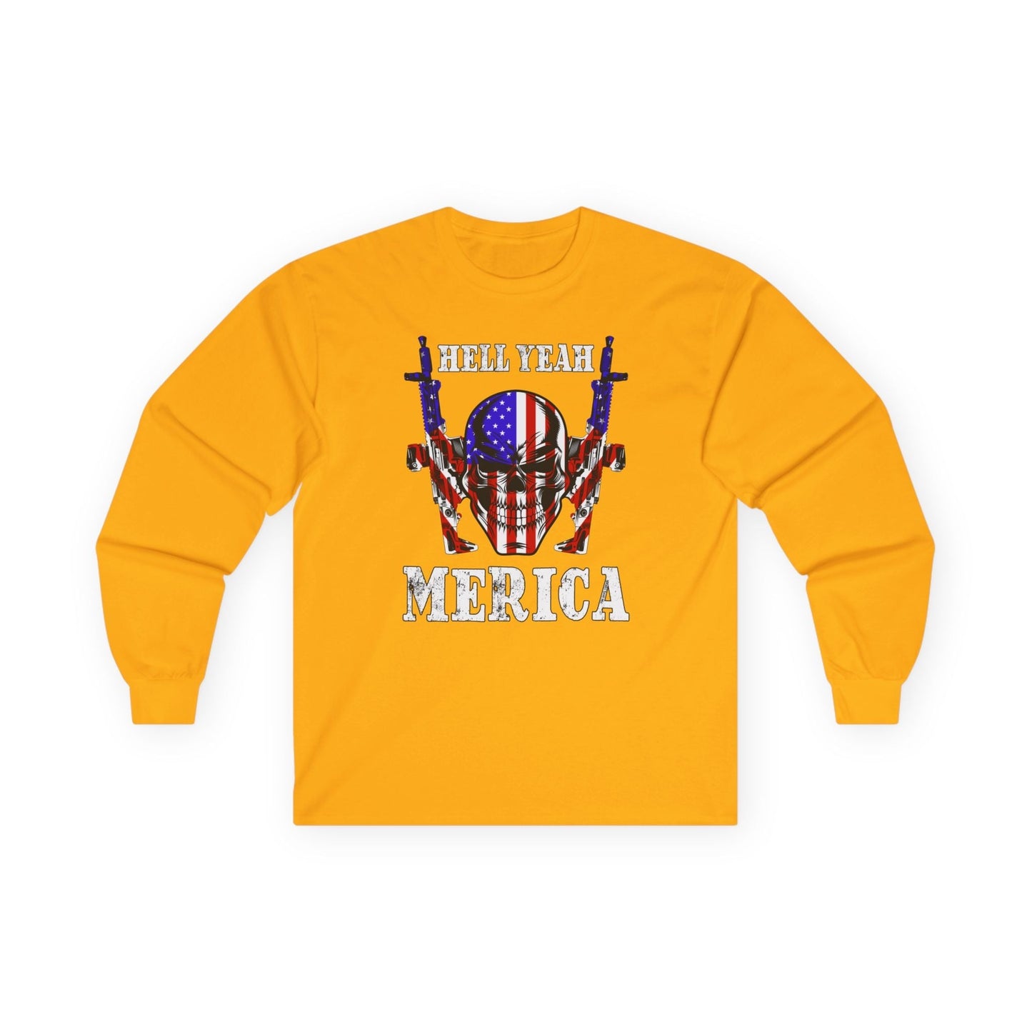 Hell Yeah Merica Long Sleeve Tee The Devil's Pickle