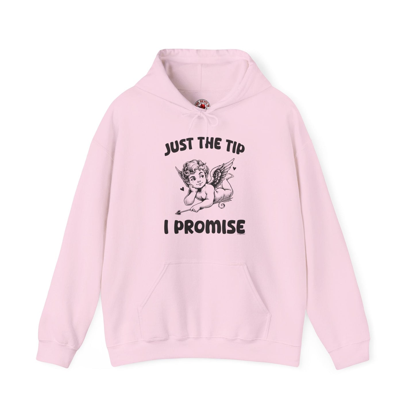 Just The Tip I Promise  V-Day Hooded Sweatshirt