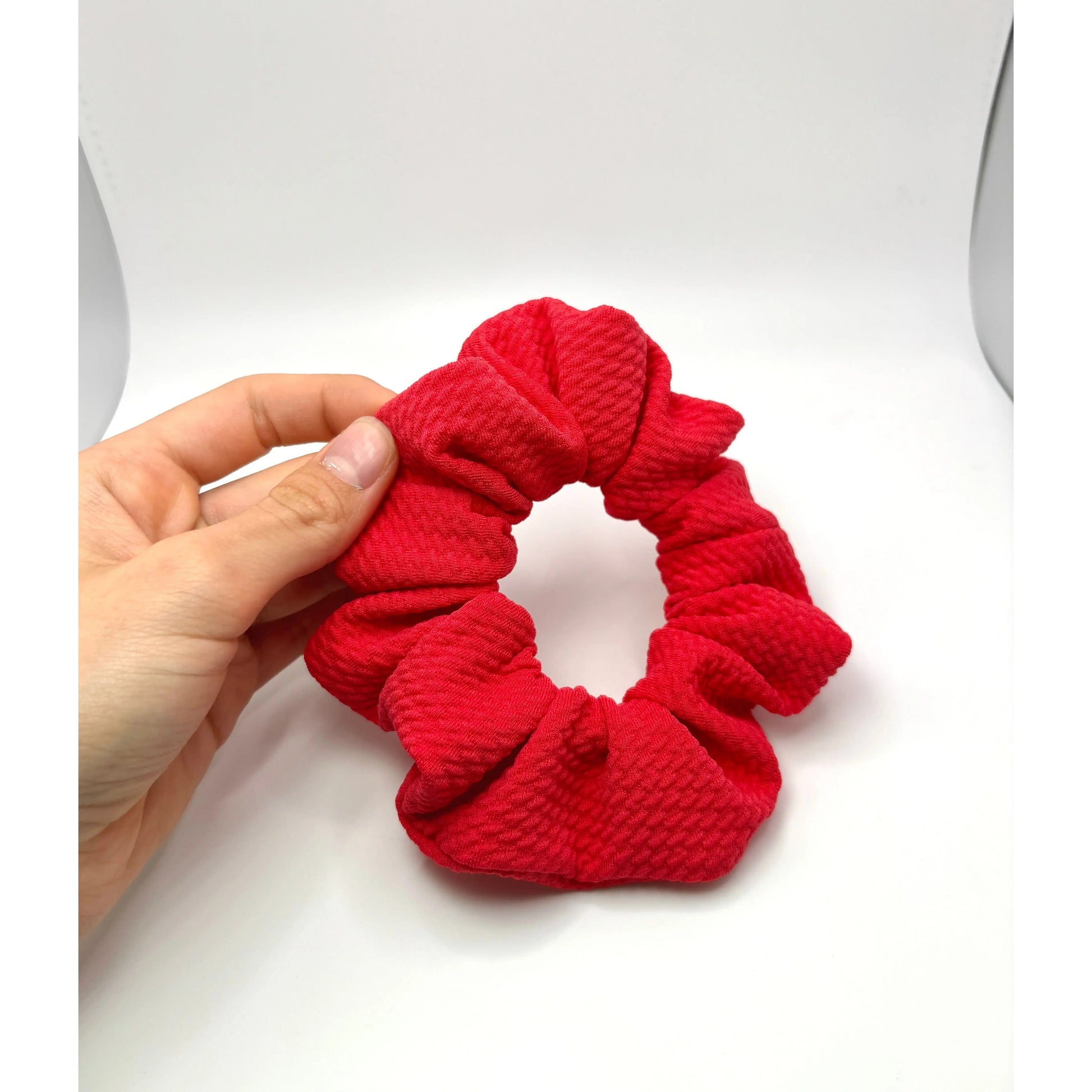 Mini Cherry Red Bullet Scrunchie Enchanted Scrunch