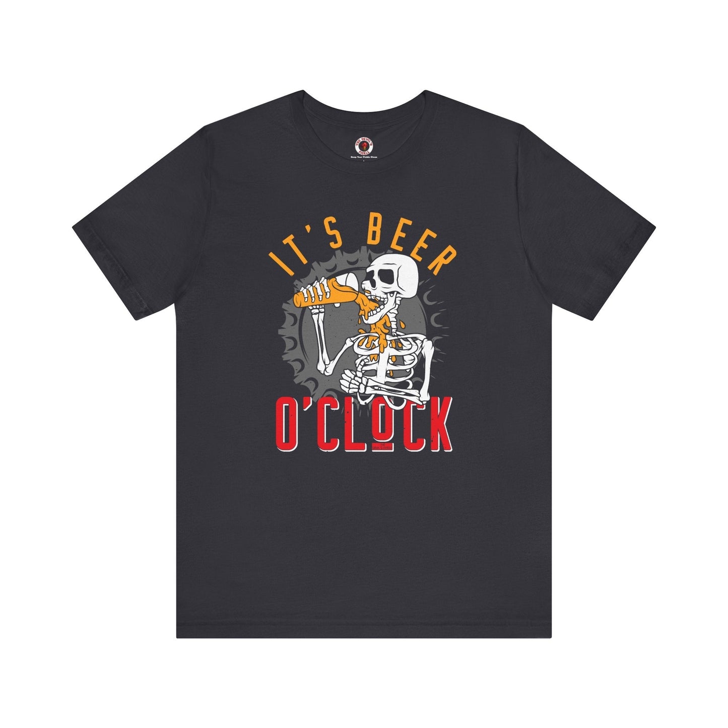 It's Beer O'Clock Skeleton T-Shirt The Devil's Pickle