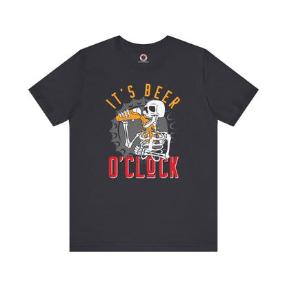 It's Beer O'Clock Skeleton T-Shirt The Devil's Pickle
