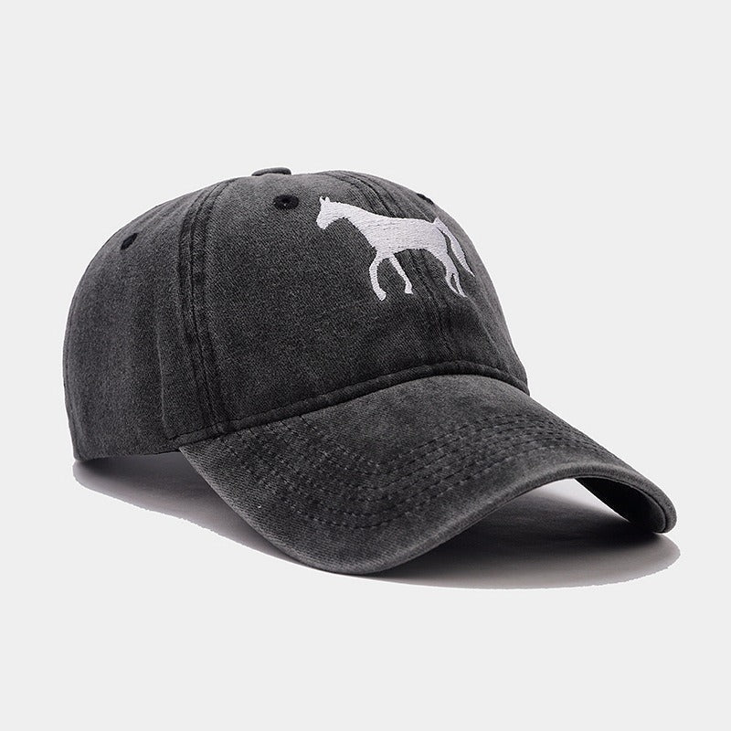 Horsing Around Distressed Cowgirl Baseball Cap Country in My Heart
