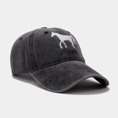 Horsing Around Distressed Cowgirl Baseball Cap Country in My Heart