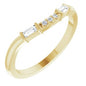 14K Yellow 1/8 CTW Natural Diamond Matching Band Ethereal Legacy Boutiques