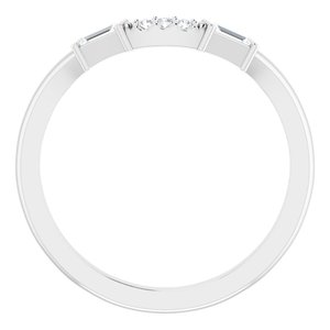 14K White 1/8 CTW Natural Diamond Matching Band Ethereal Legacy Boutiques