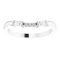 Platinum 1/8 CTW Natural Diamond Matching Band Ethereal Legacy Boutiques