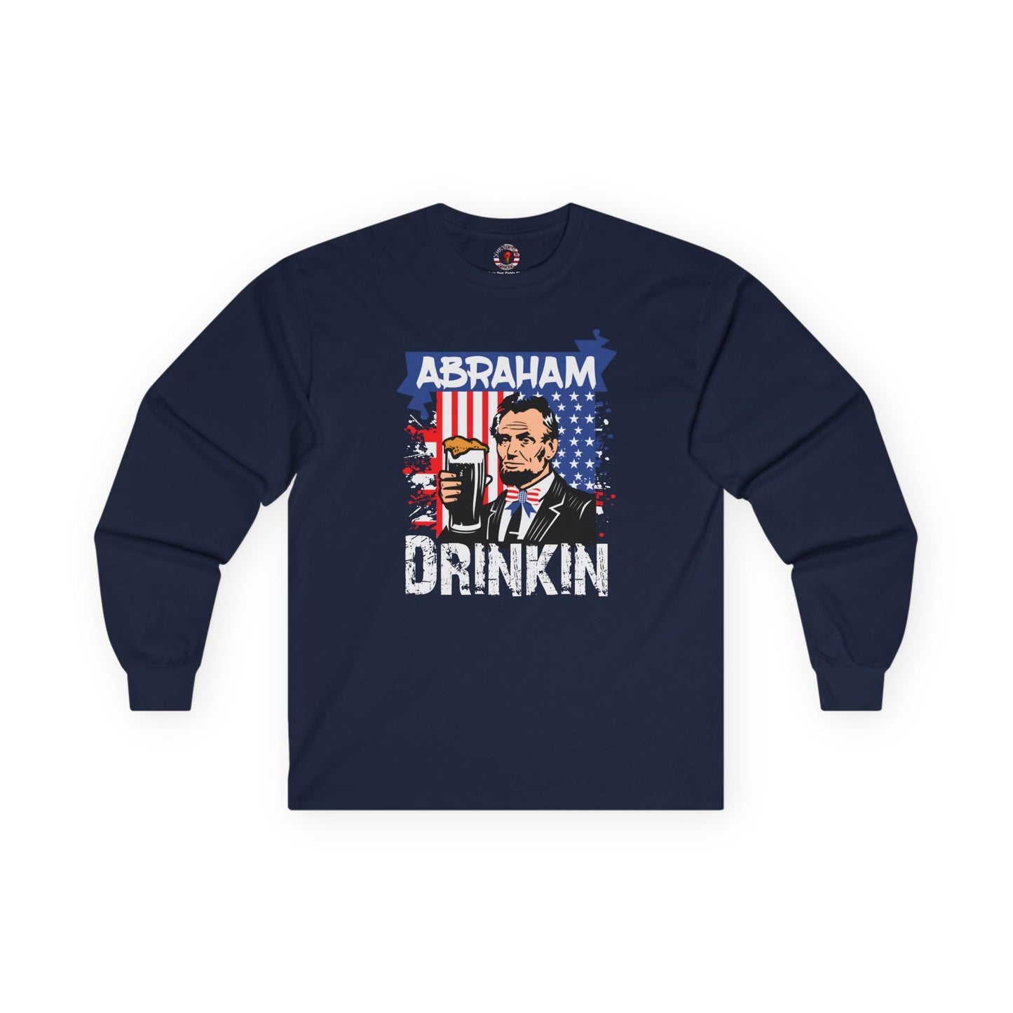 Abraham Drinking Long Sleeve Tee The Devil's Pickle