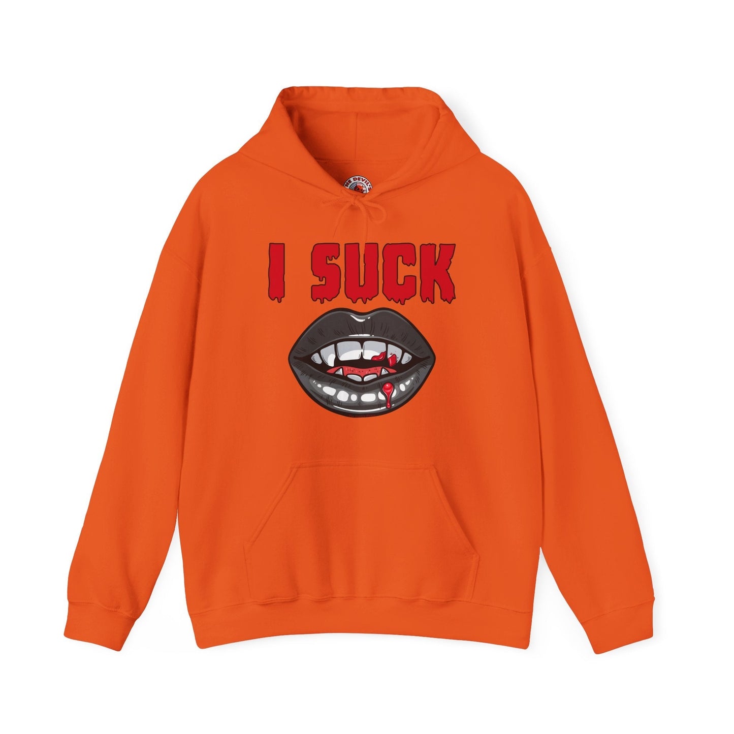 I Suck Hooded Sweatshirt The Devil's Pickle